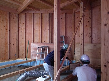 中間検査を行いました。