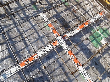 配筋検査を行いました。