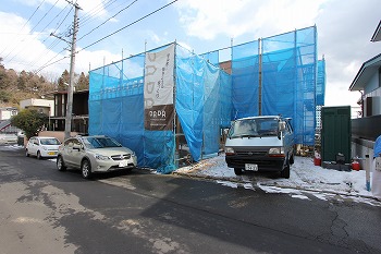 建て方完了しました。