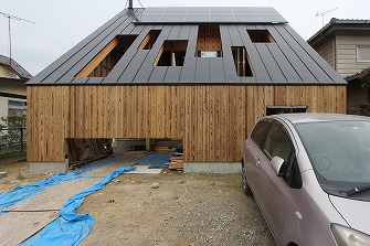 足場解体しました。