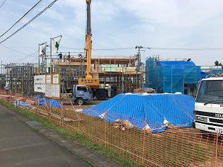 クリニック上棟しました