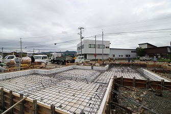 配筋検査を行いました。