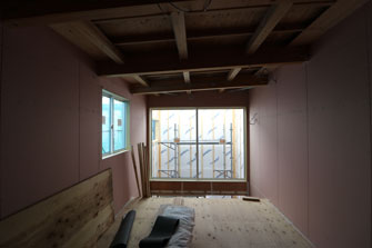 下地工事が行われています