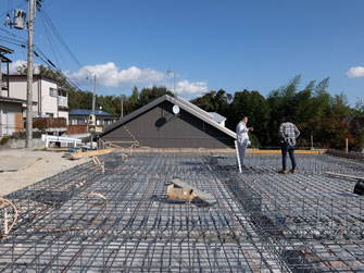 配筋検査(2回目)を行いました