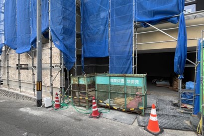 玄関の階段のお打ち合わせ