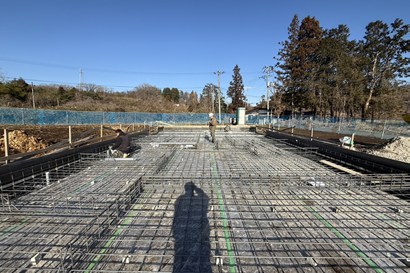 配筋検査を行いました。