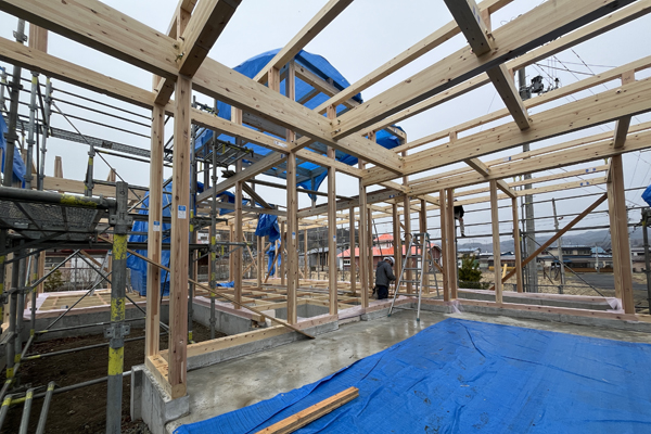 建て方が進みます